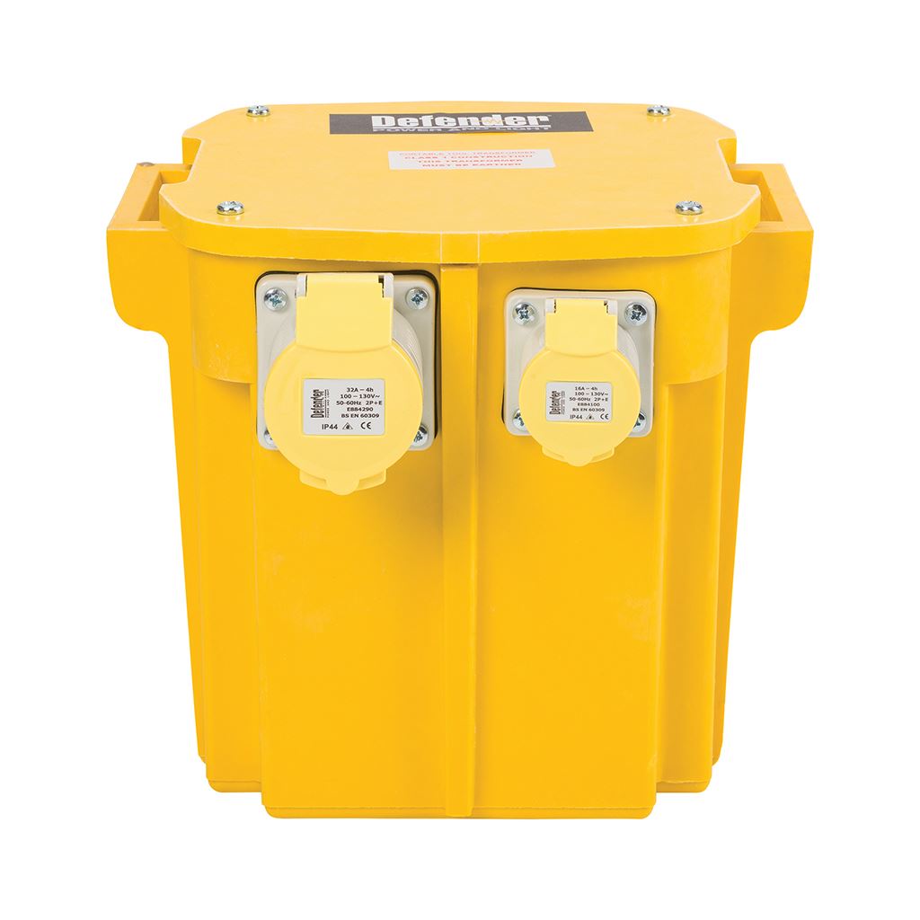 Defender 5kVA Portable Transformer 16A / 32A - 110V