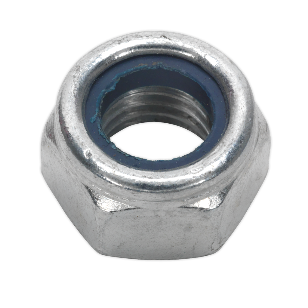 Zinc Plated Nylon Locknut M14, DIN 982 - Pack of 25