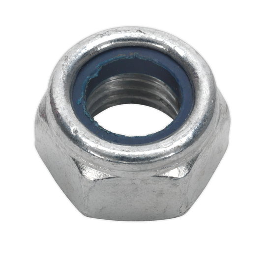 Zinc Plated Nylon Locknut M14, DIN 982 - Pack of 25