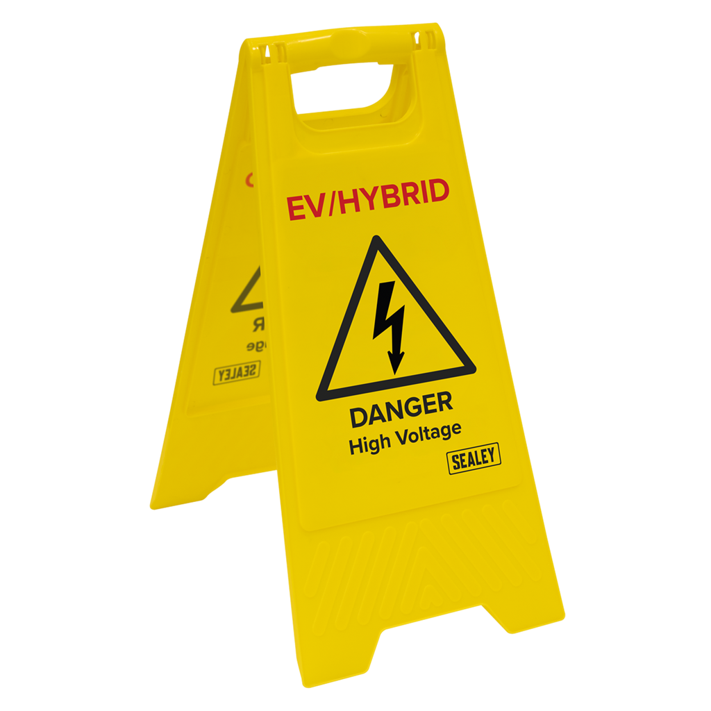 EV/Hybrid Floor Warning Signs - Pack of 2