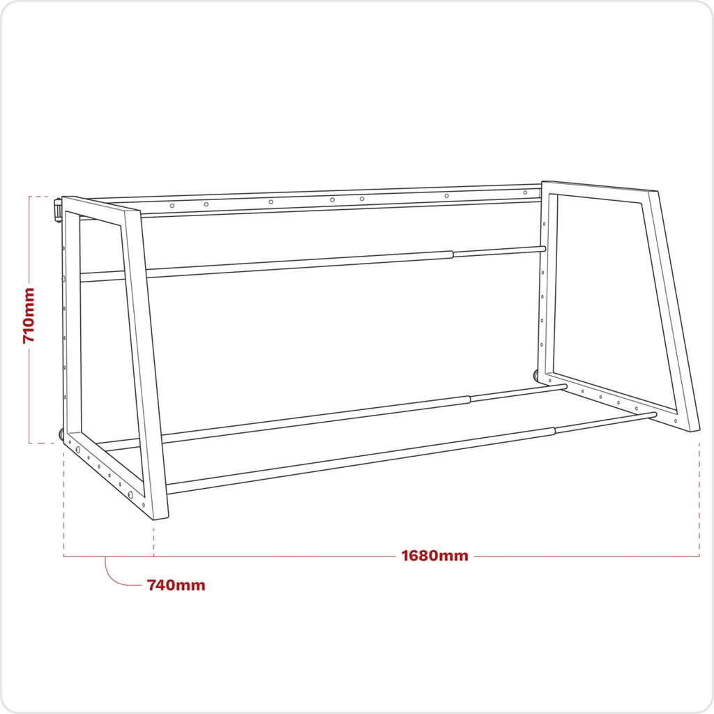 Wall or Floor Mounting Extending Tyre Rack