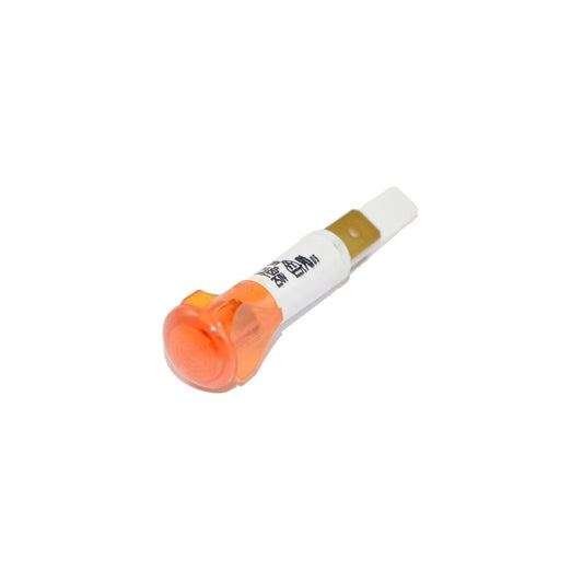 Universal Cooker Orange Amber Round Lens Neon Indicator Lamp Light 10mm Type