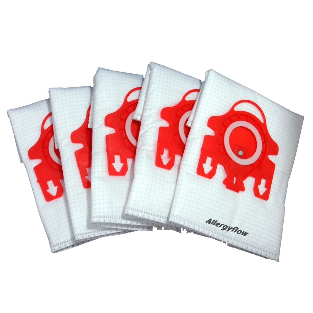 FJM Bags For Miele Vacuum Cleaner Dust Bags Type FJM x 5 + 2 Filters 3D Efficiency