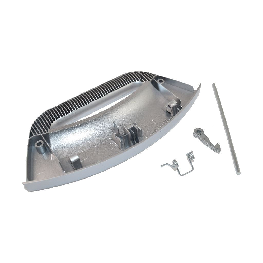 Hotpoint Washing Machine Door Handle Kit - Futura Silver Metallic Compatible Replacement Part