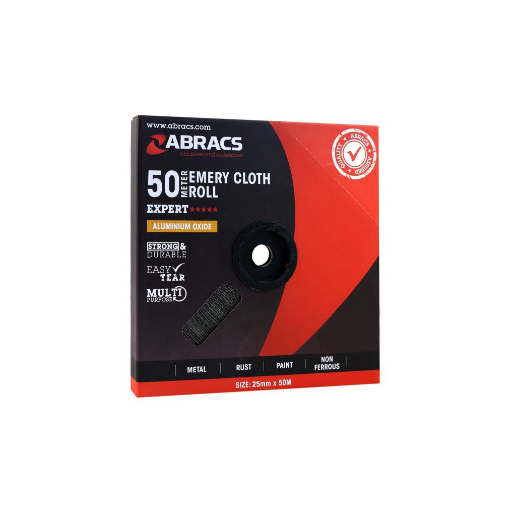 ABRACS Emery Roll Blue 50mm x 50m P120