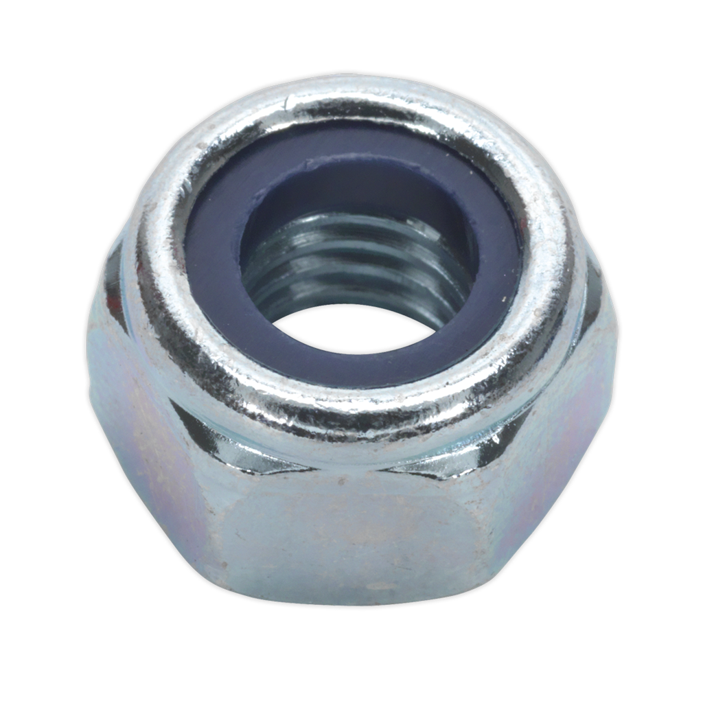 Zinc Plated Nylon Locknut M10, DIN 982 - Pack of 100