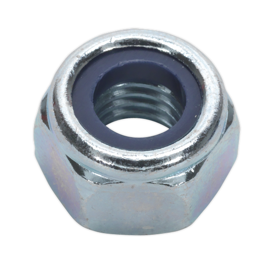 Zinc Plated Nylon Locknut M10, DIN 982 - Pack of 100