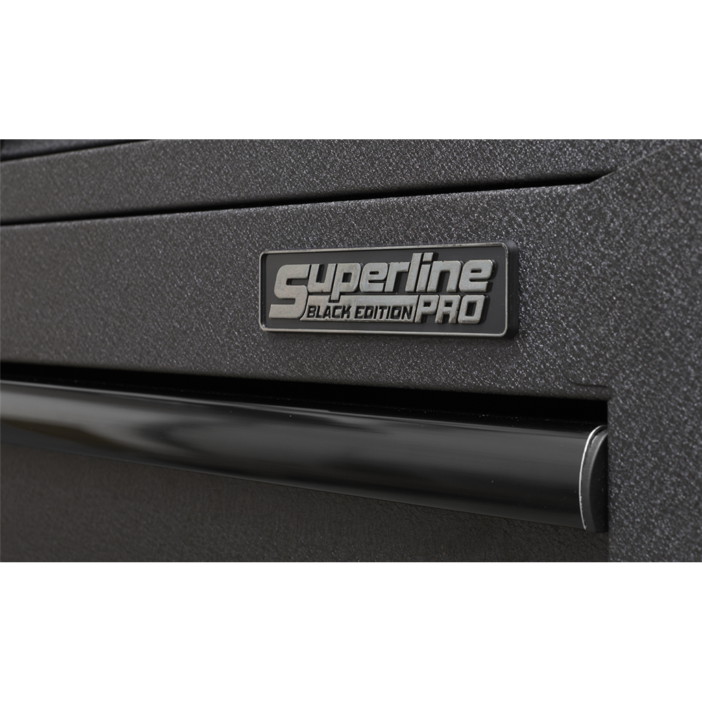 Superline PRO&#174; Black Edition Tower Cabinet with 9 Soft Close Drawers & Power Bar 690mm