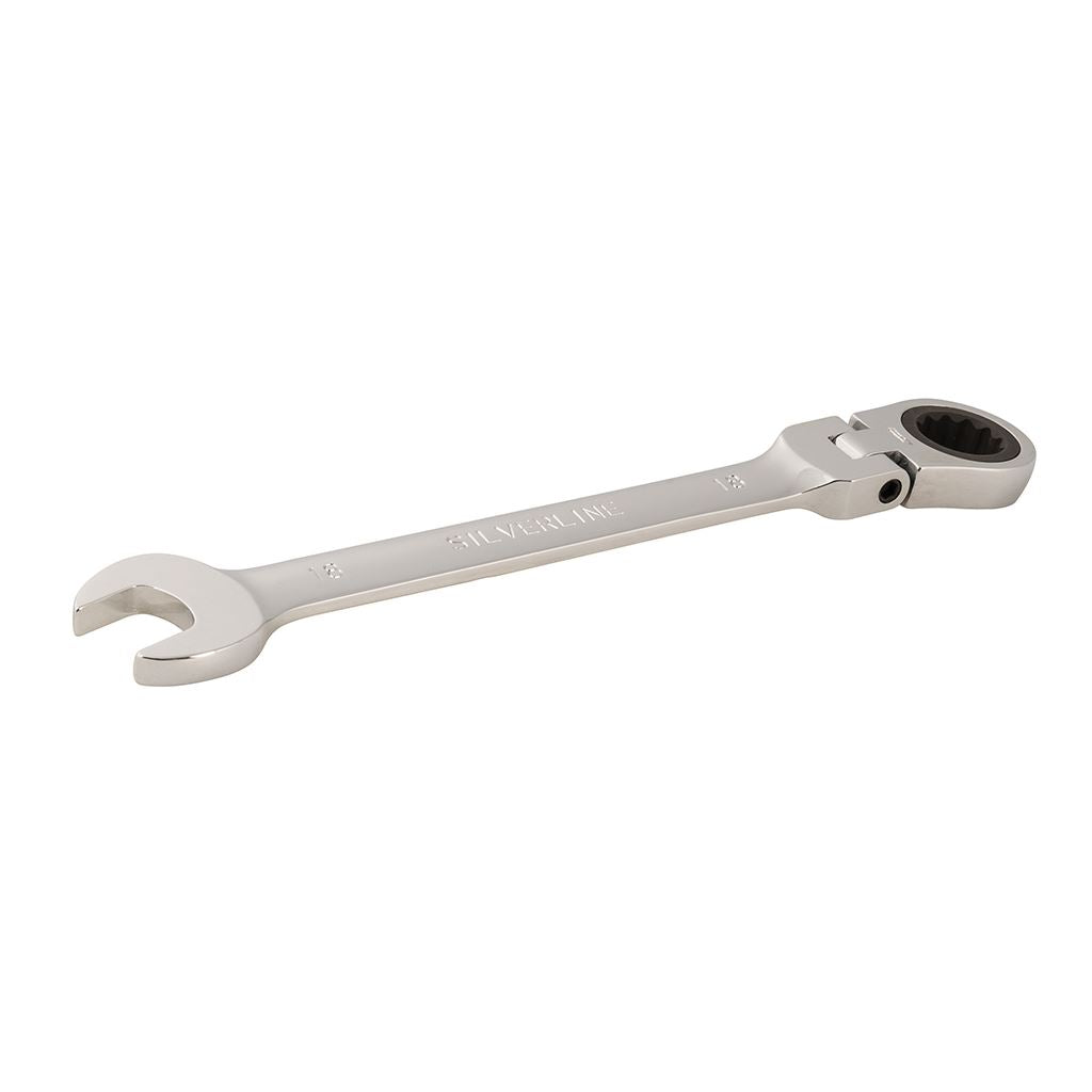 Silverline Flexible Head Ratchet Spanner - 18mm