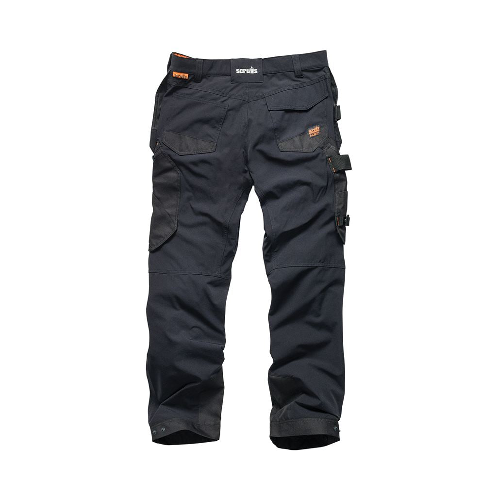 Scruffs Pro Flex Plus Holster Trousers Black - 30R