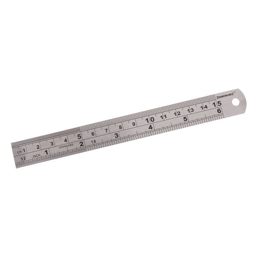 Silverline Steel Rule - 150mm