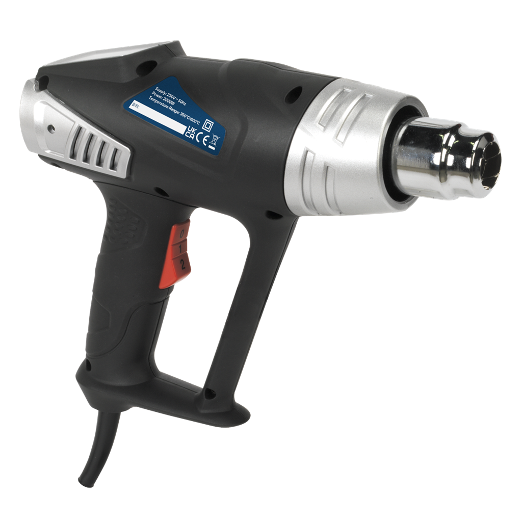 2000W Heat Gun Kit 350&#176;C/600&#176;C