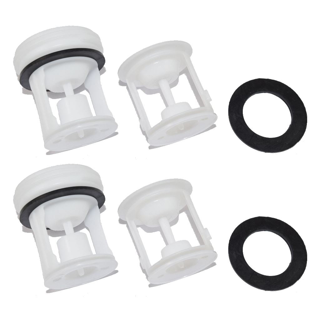 Indesit & Hotpoint Compatible Washing Machine Drain Pump Filter Kit - Pack of 2 | Non-Genuine Replacement by Ufixt