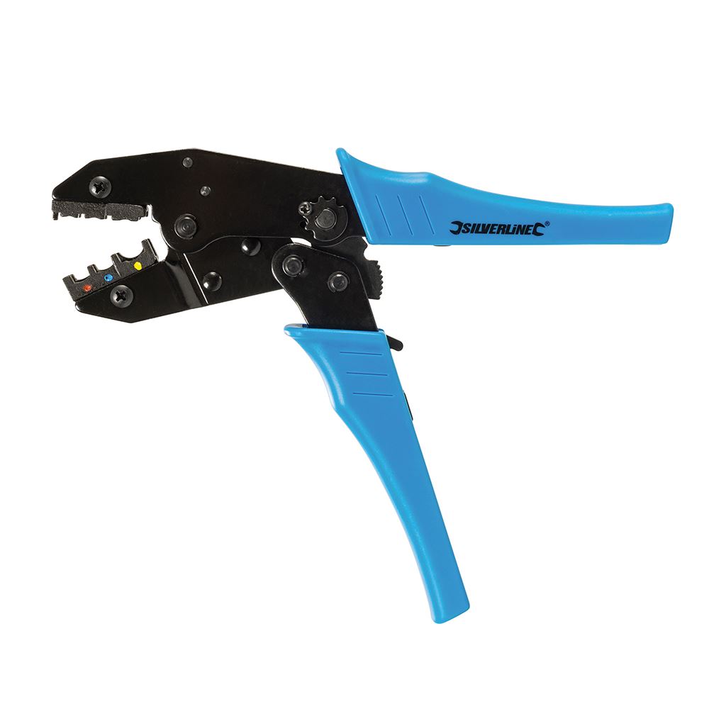 Silverline Ratchet Crimping Tool - 220mm