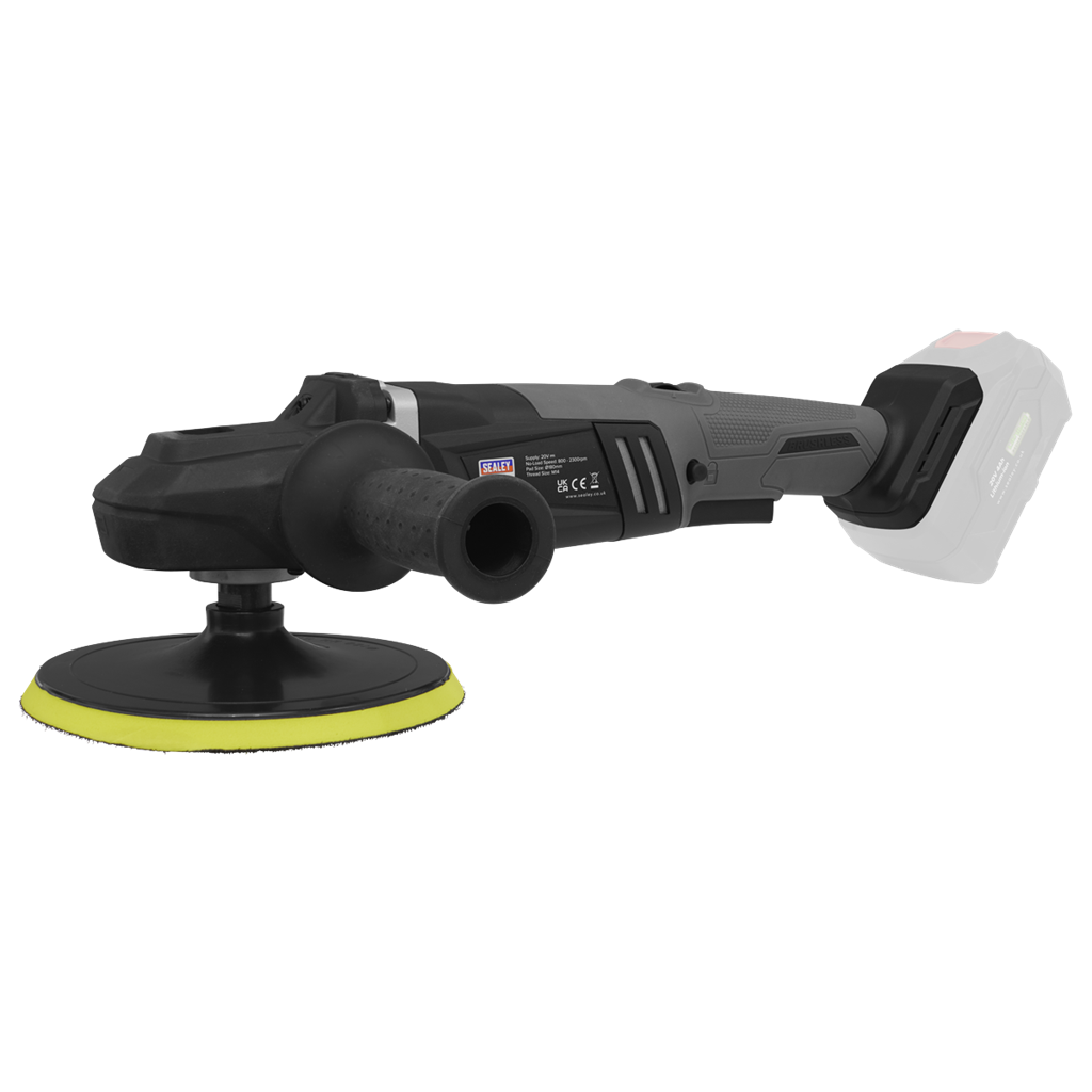 Premier SV20 Series 180mm Brushless Cordless Rotary Polisher Kit 20V 4Ah