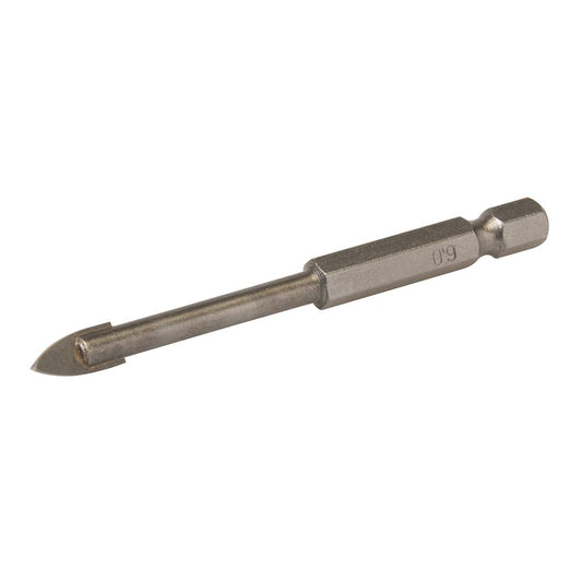 Silverline Tile & Glass Drill Bit Hex Shank - 6mm