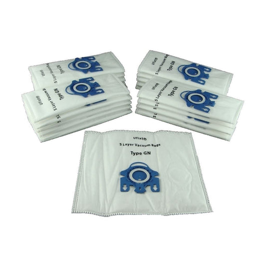 GN Bags For Miele Vacuum Cleaner Bags Type GN x 20 + Filters