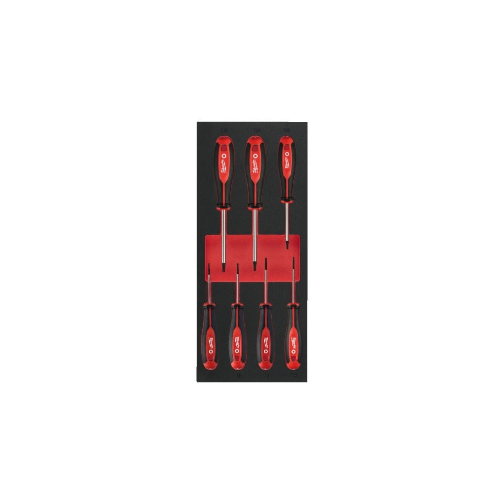 7 pc Tri-Lobe Screwdriver TX Set 1 Foam Insert -7pc