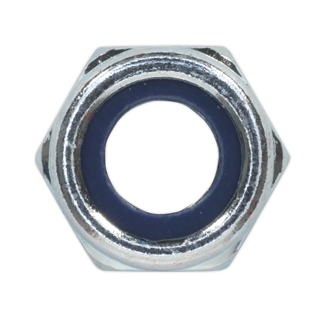 Zinc Plated Nylon Locknut M10, DIN 982 - Pack of 100