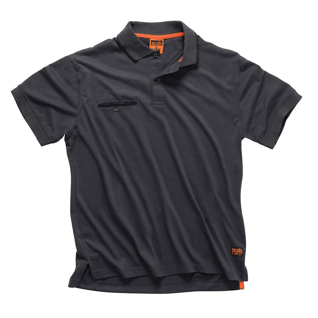 Scruffs Worker Polo Graphite - L