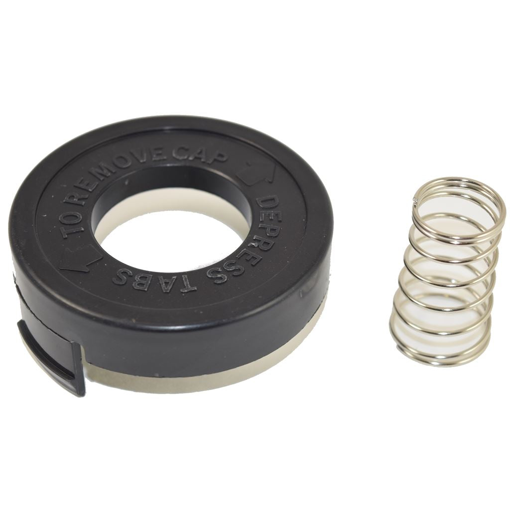 Black & Decker-Type Strimmer Spool Cap Cover with Bump Cap & Spring | Compatible Replacement 682378-02 | Ufixt