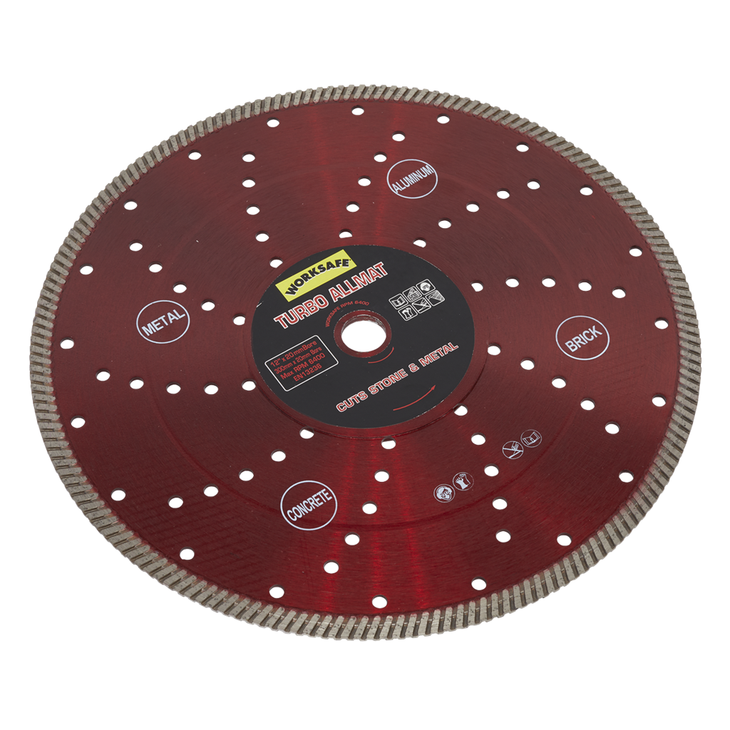 Worksafe&#174; Turbo Allmat Diamond Blade 300 x 20mm