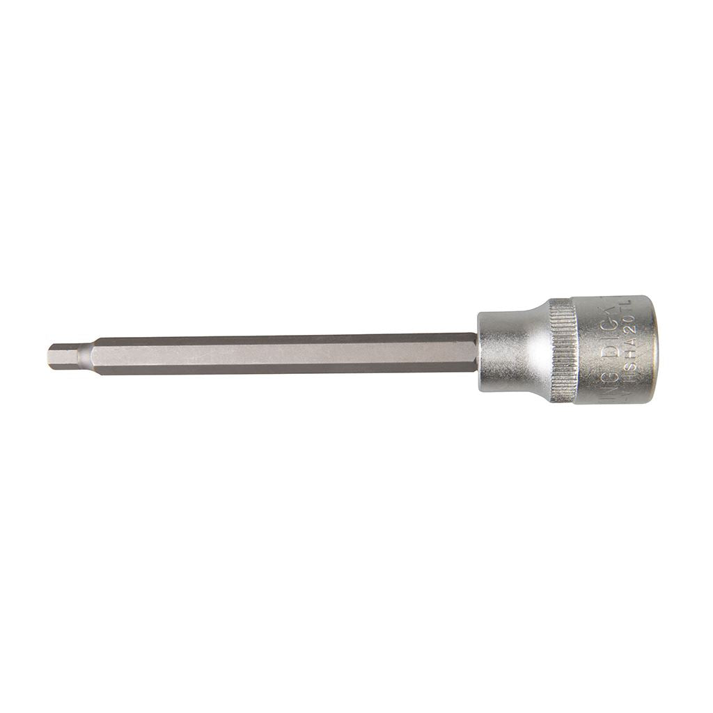 King Dick 1/2" SD Hex Bit Socket Long AF - 7/32"