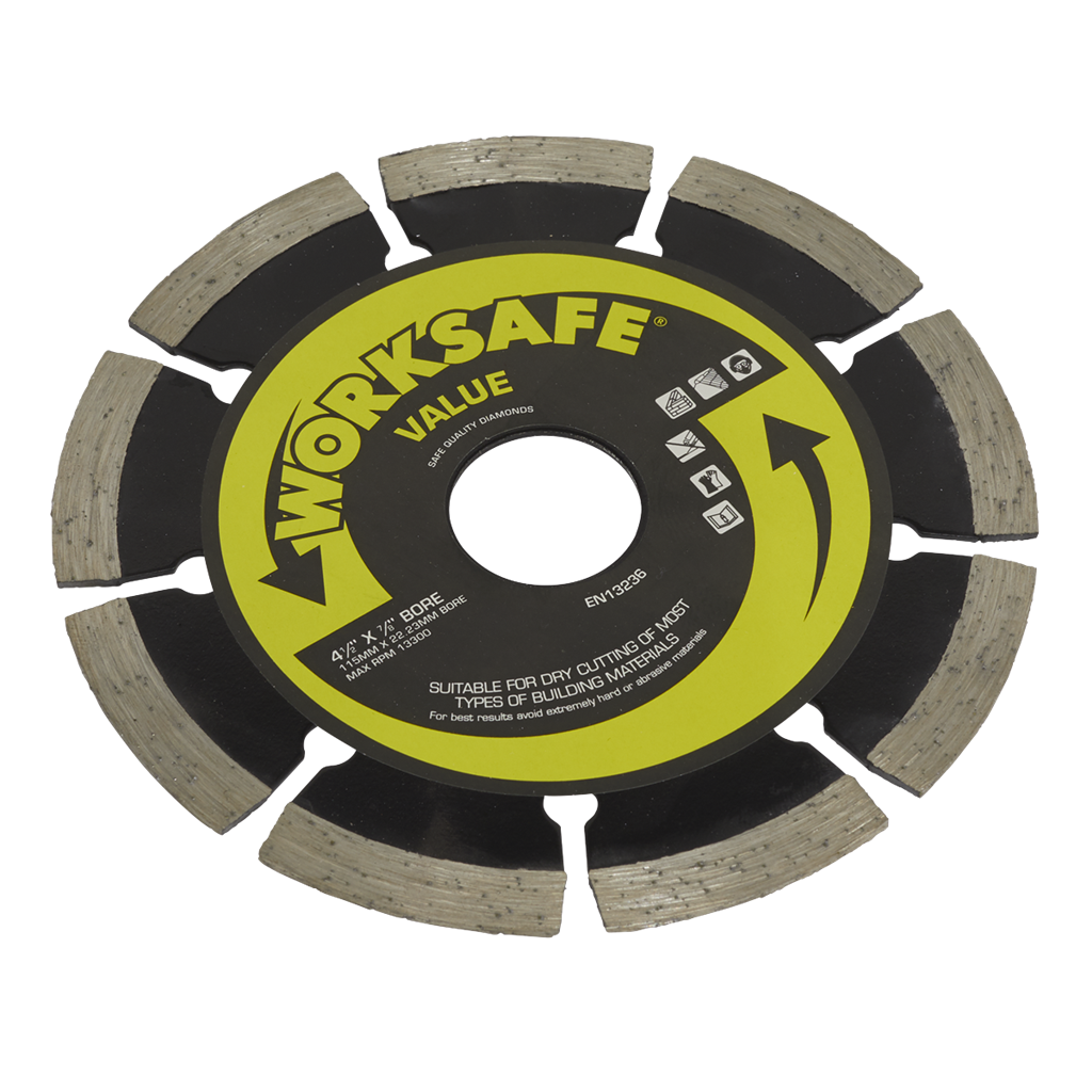 Worksafe&#174; Value Diamond Blade 115 x 22mm