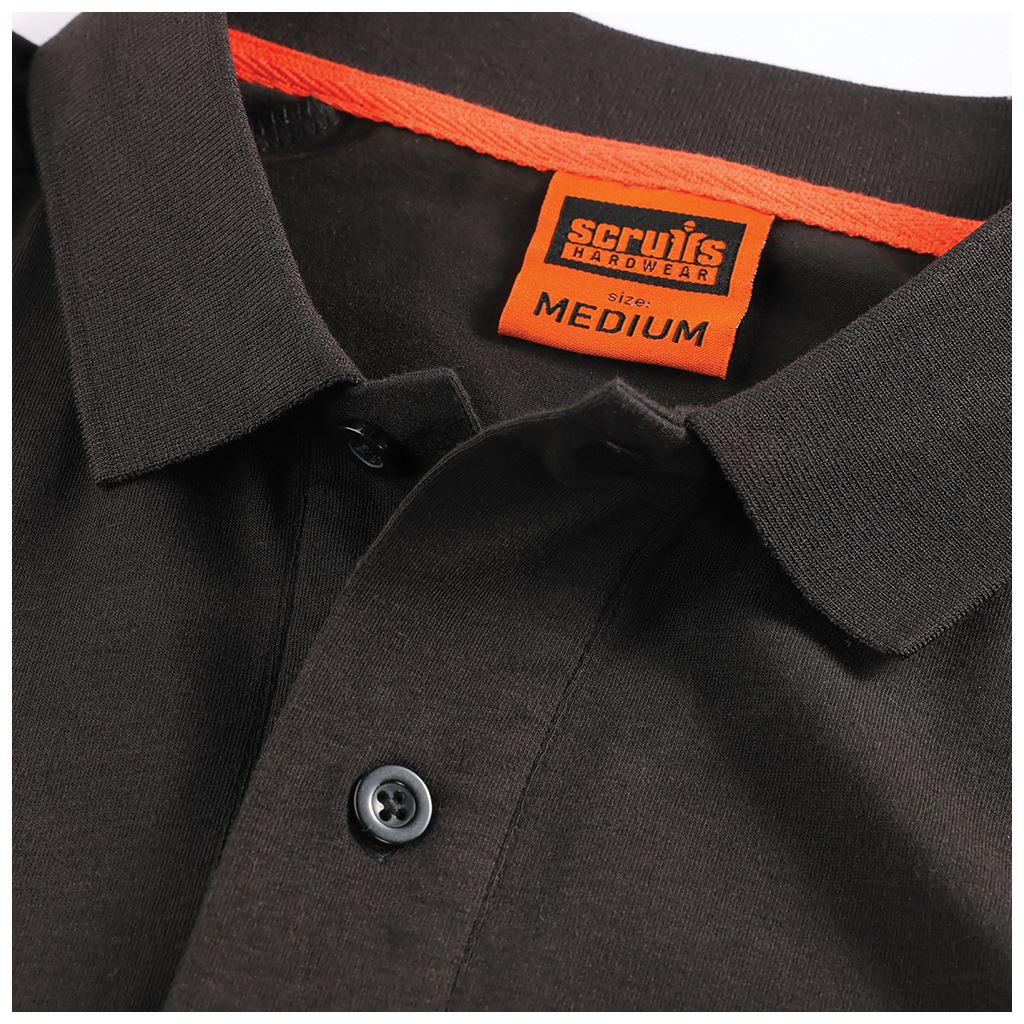 Scruffs Tech Polo Black - XL