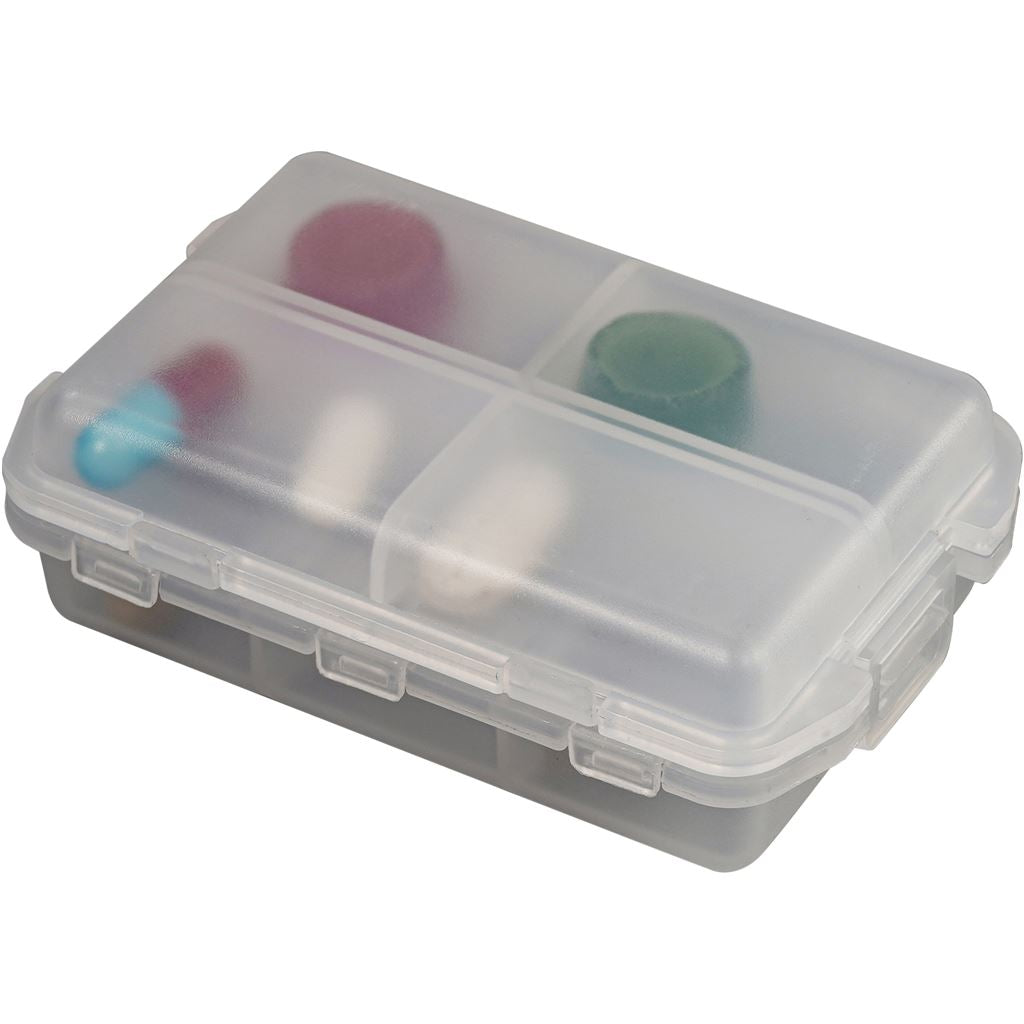 10 Compartment Travel Pill Box