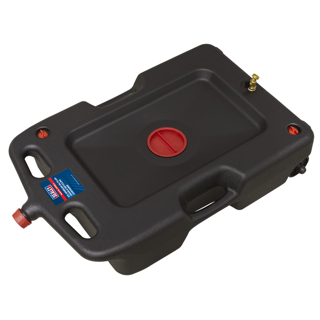 Oil/Fluid Drain & Recycling Container with Wheels 57L