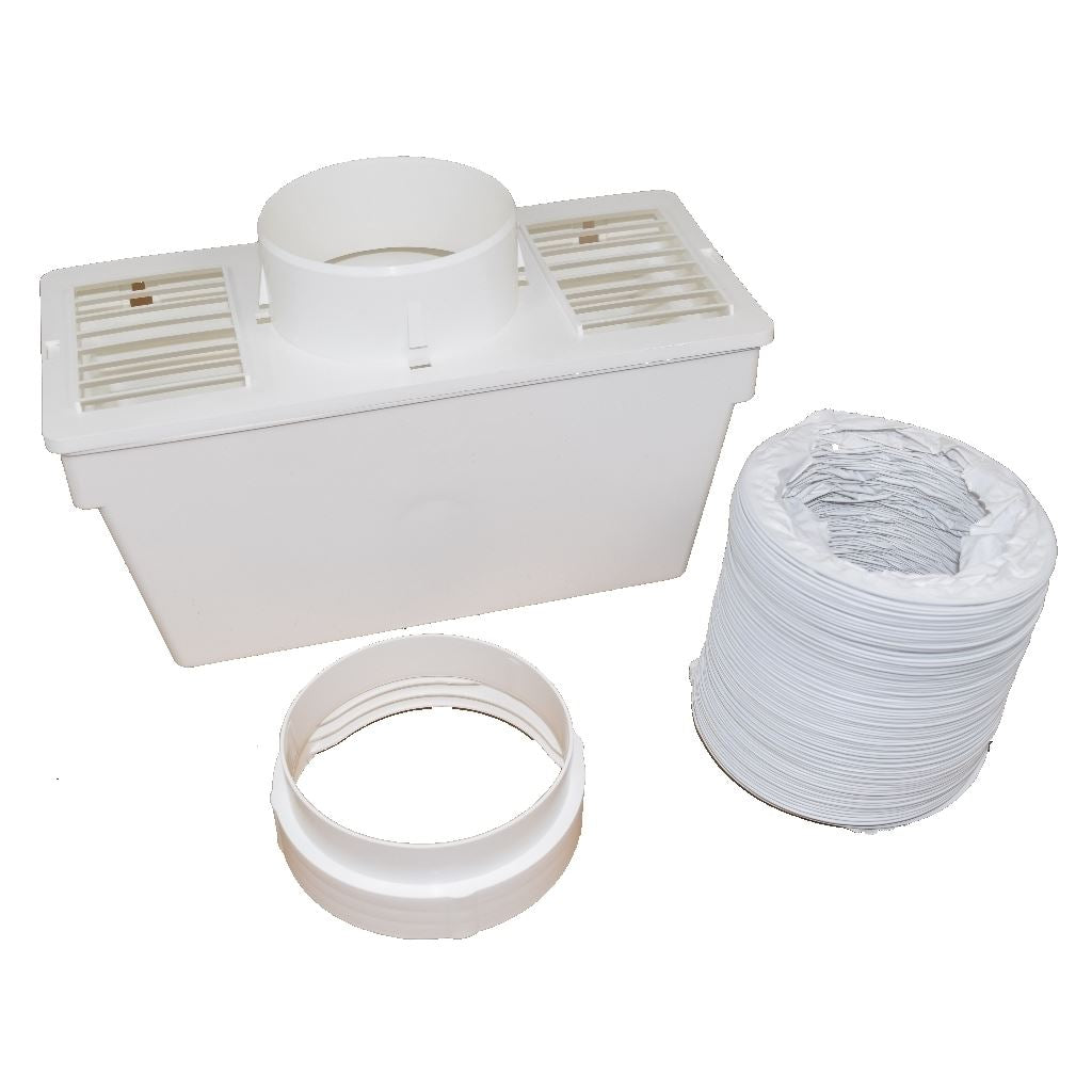 Universal Tumble Dryer Condenser Vent Kit Box With Hose | Indoor Condenser Kit | Ufixt