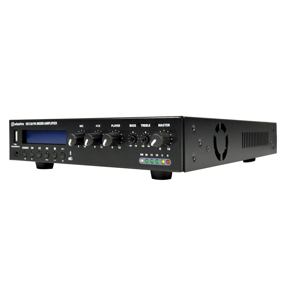 UX Series Compact 100V Mixer-Amplifiers - UX120 120W