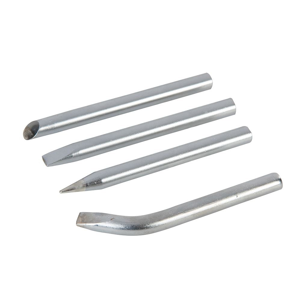 Silverline Soldering Iron Tips Set 4pce - 100W