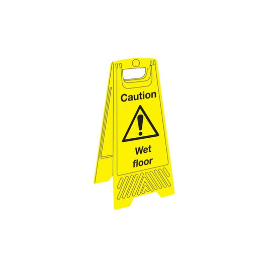 Janitorial Floor Sign - Caution Wet Floor