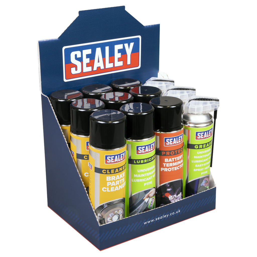 SCS Aerosol Display Box Only 12pc Capacity