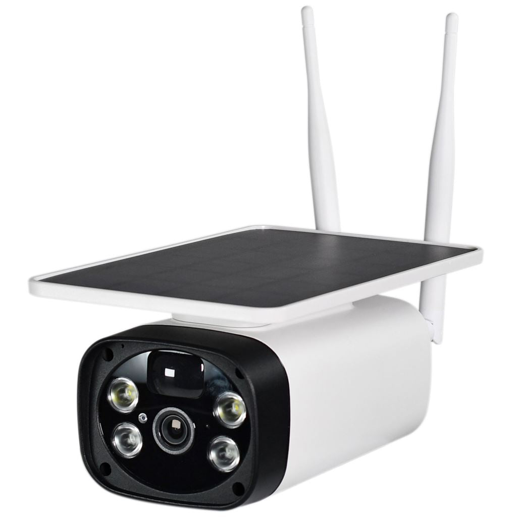 Outdoor WiFi Solar Security Camera with LEDs