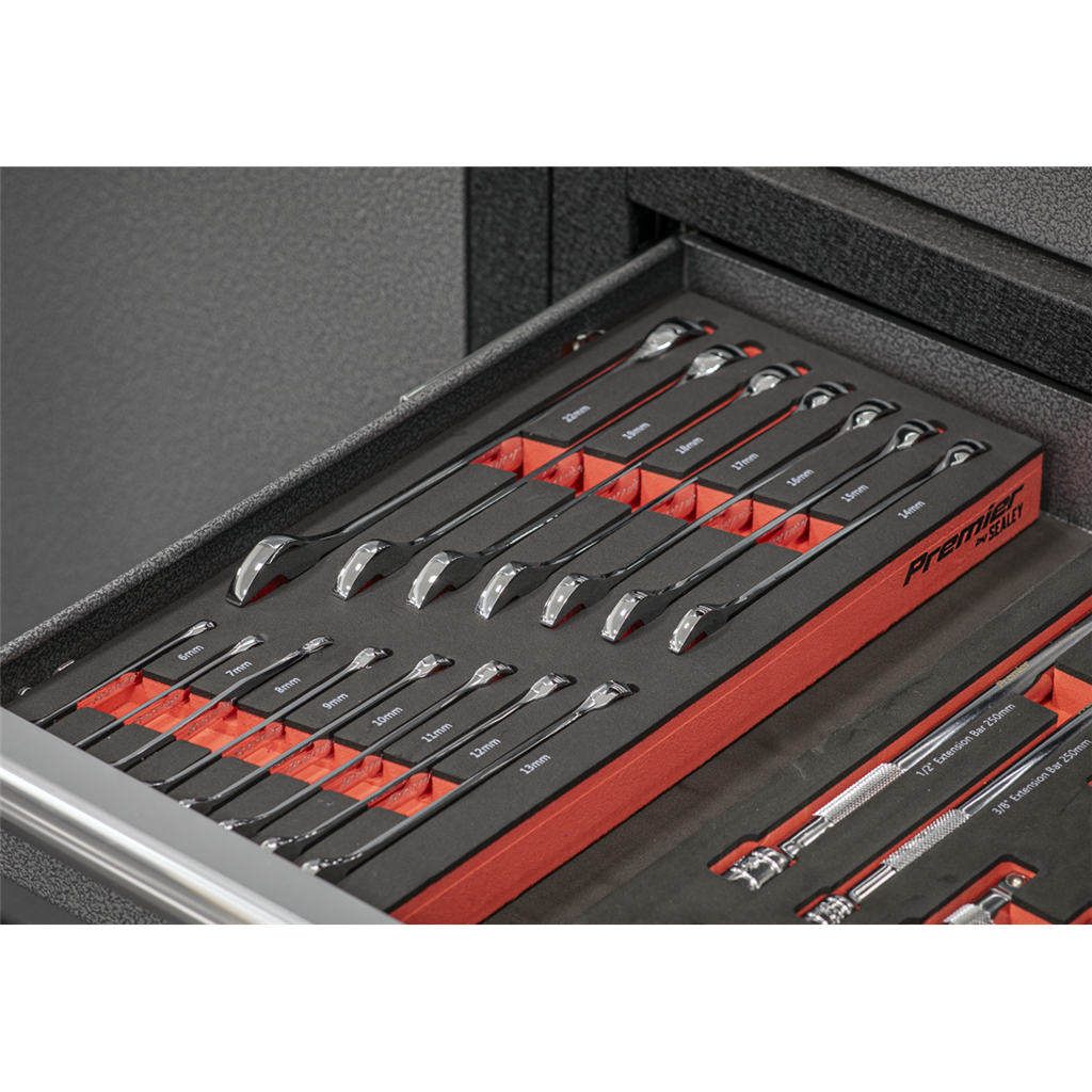Premier Combination Spanner Set with Tool Tray 15pc