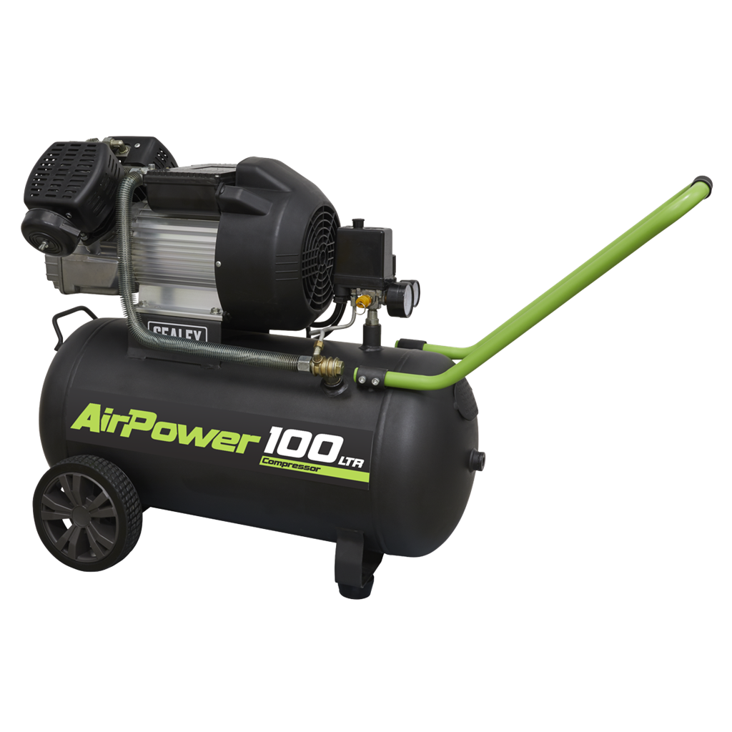 100L V-Twin Direct Drive Air Compressor 3hp