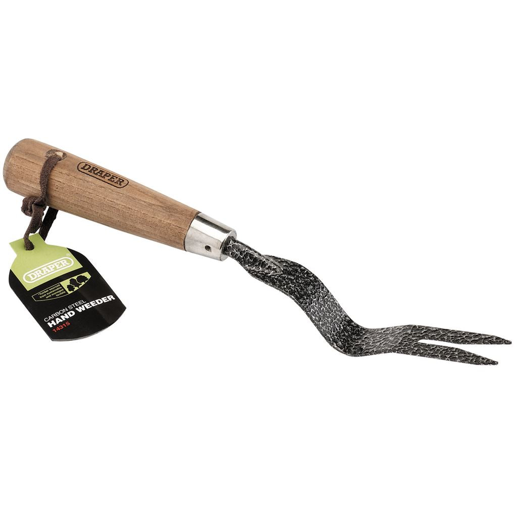 Carbon Steel Heavy Duty Hand Weeder with Ash Handle, 125mm