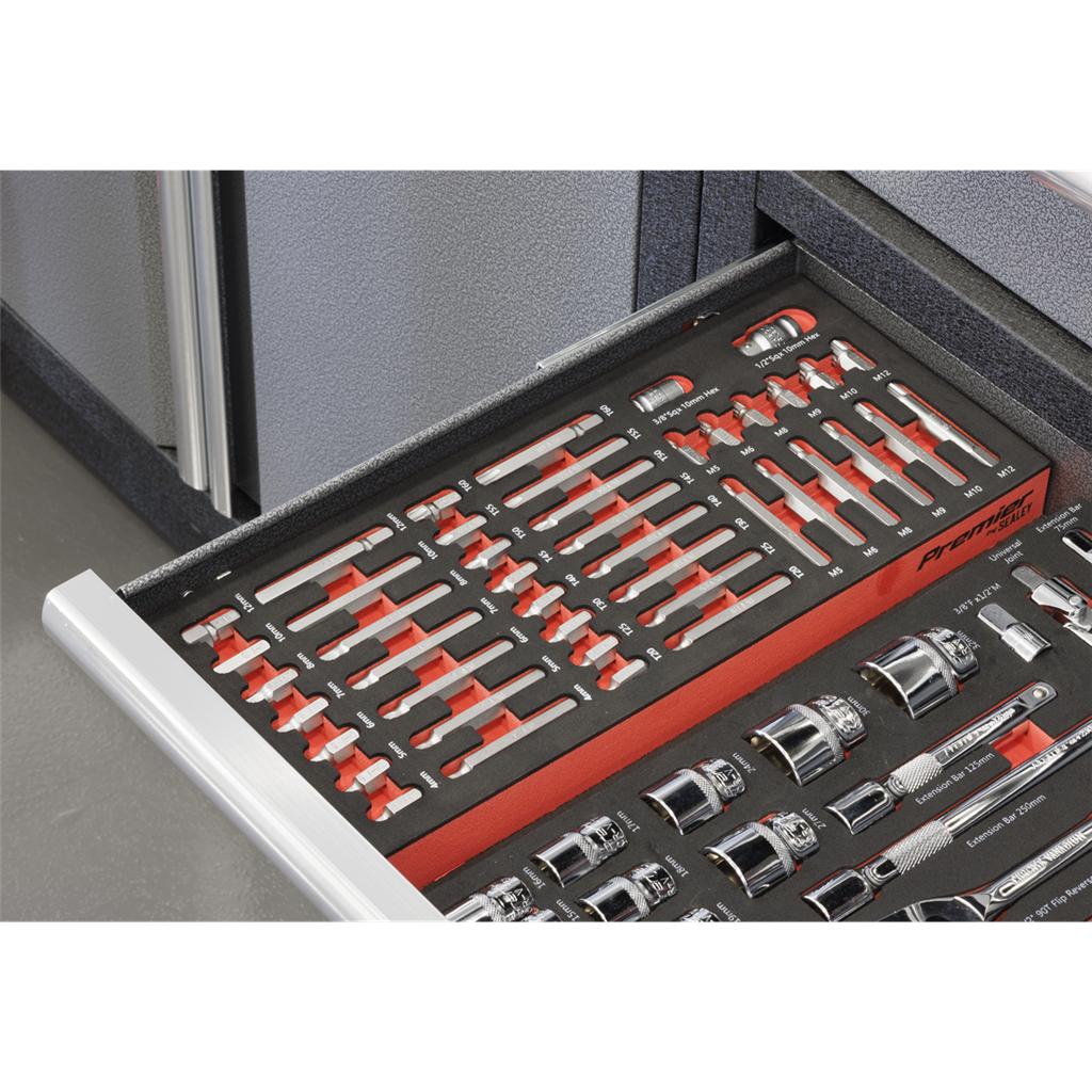 Premier TRX-Star*, Hex & Spline Bit Set with Tool Tray 44pc
