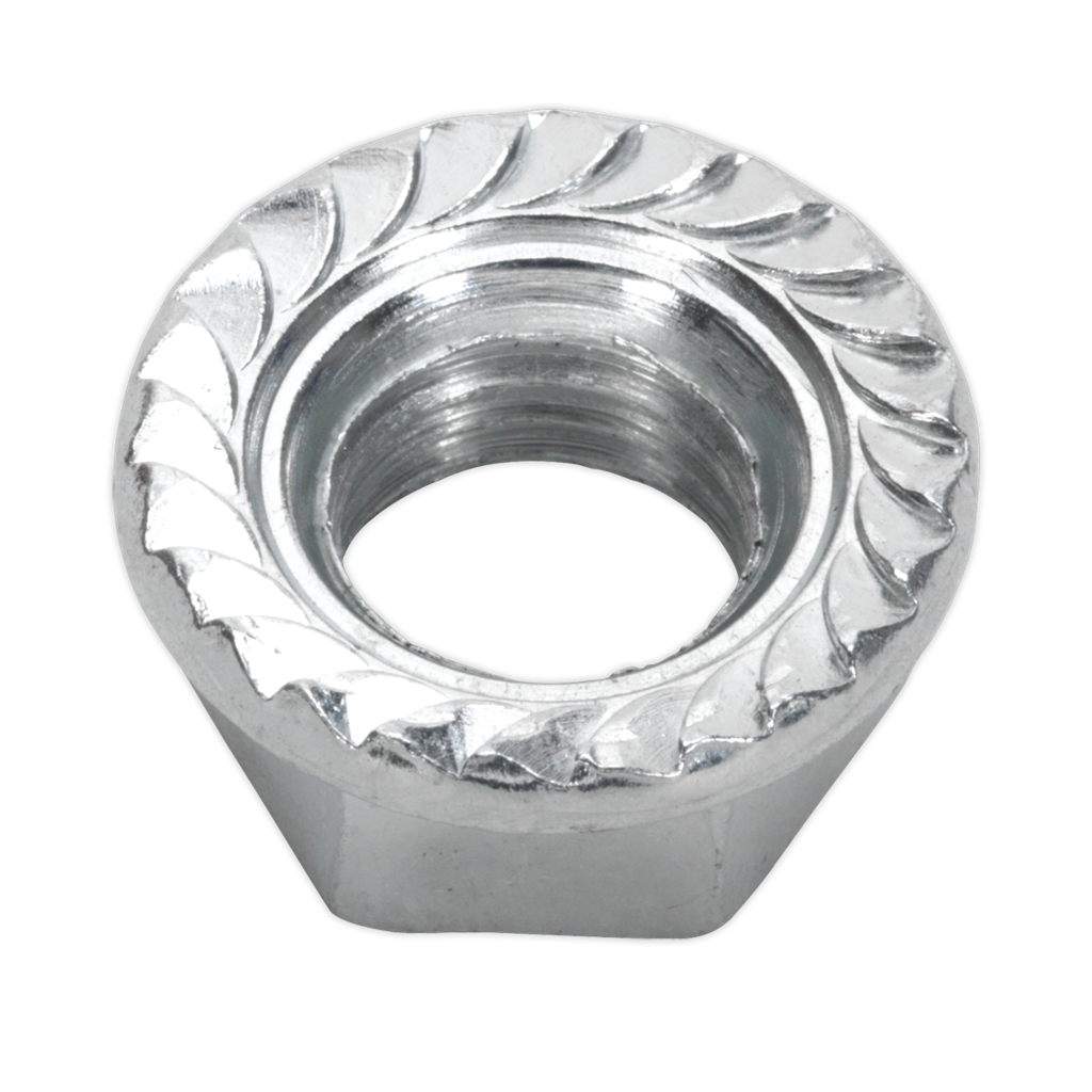 Zinc Plated Serrated Flange Nut M10 - Pack of 100