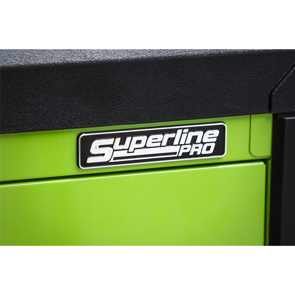 Topchest & Rollcab Combination 11 Drawer Push-To-Open - Green
