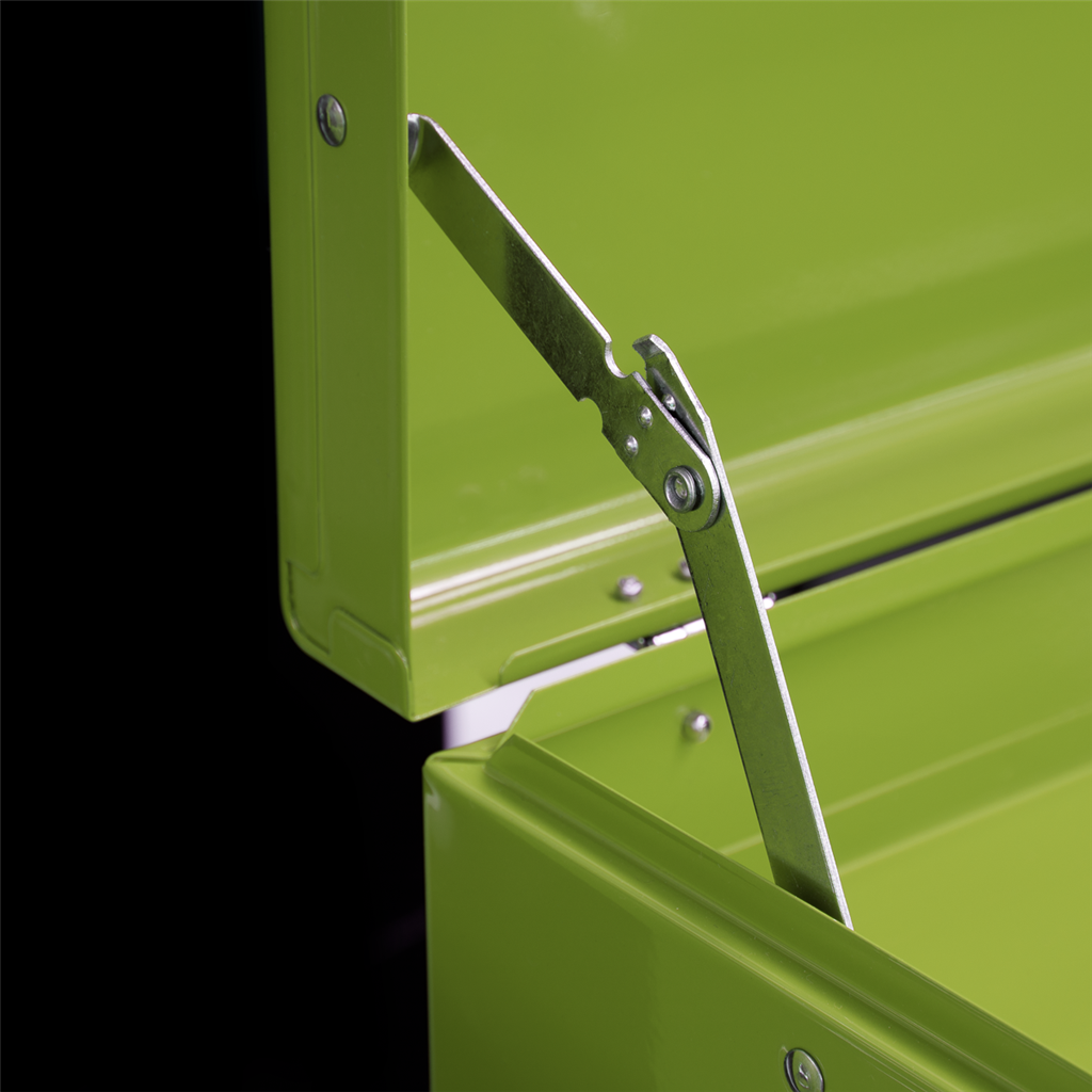 Topchest, Mid-Box & Rollcab 9 Drawer Stack - Green