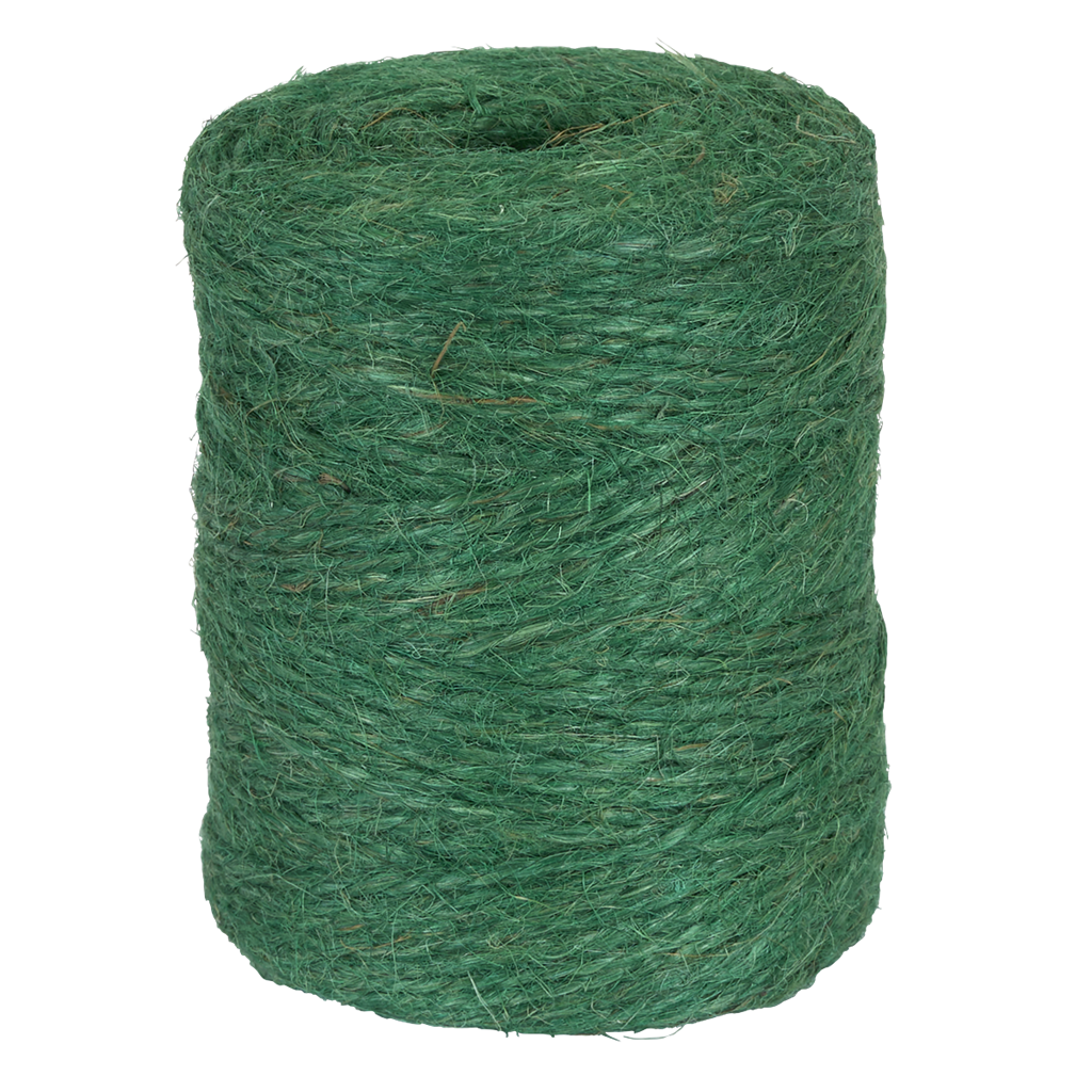 1mm x 100m Jute Twine Green