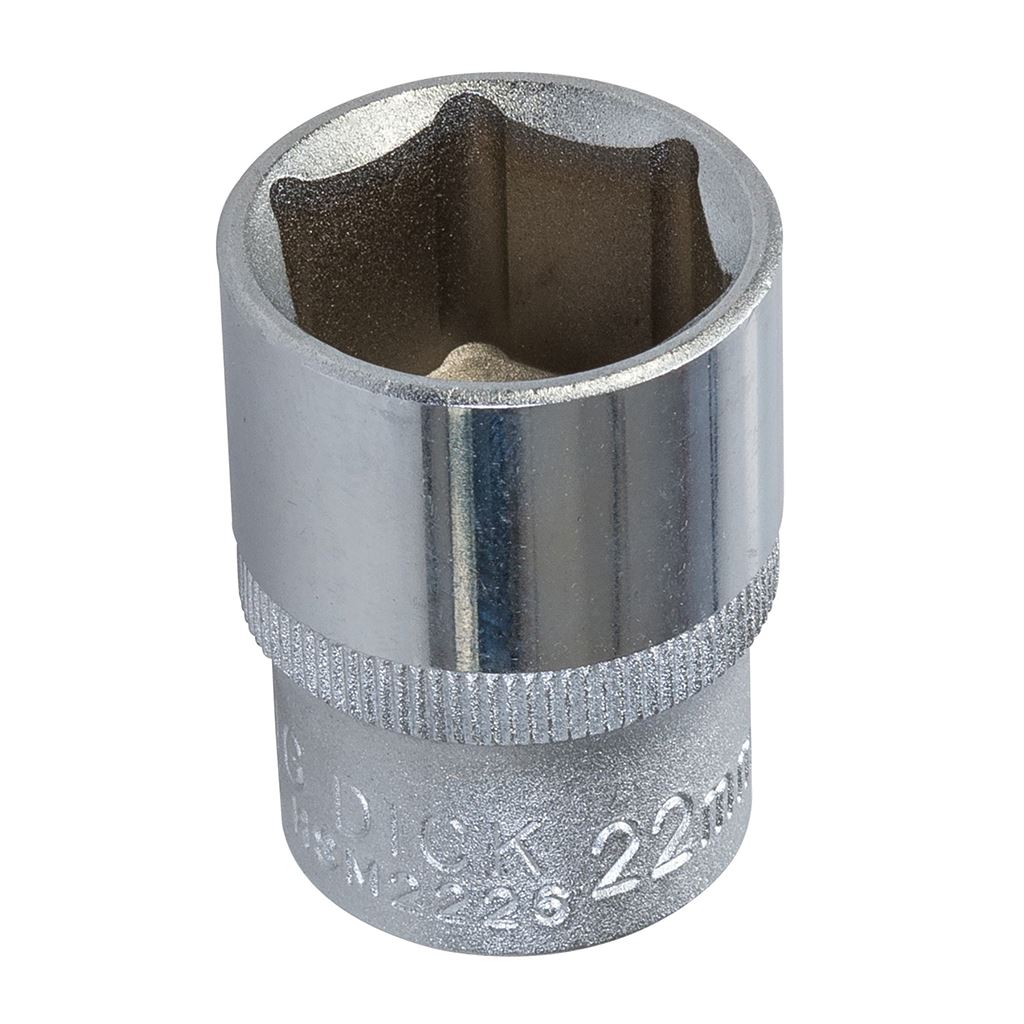 King Dick Socket SD 1/2" Metric 12pt - 22mm