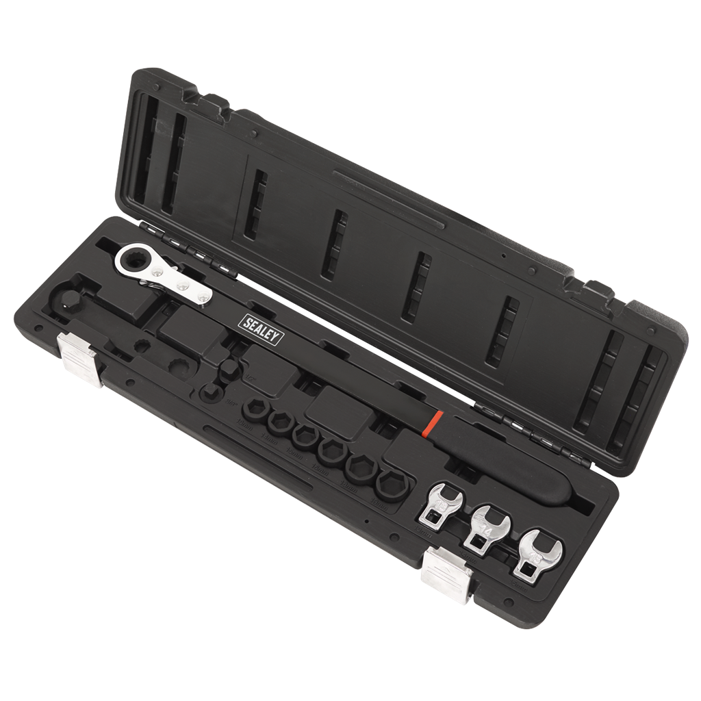 Extended Reach Ratchet Action Auxiliary Belt Tension Tool Kit