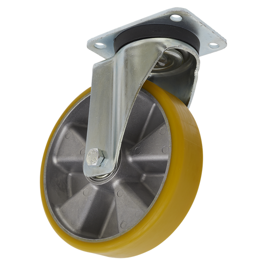 200mm Castor Wheel with Swivel Plate