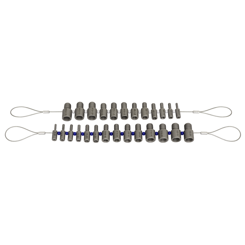 Metric/Imperial  Nut & Bolt Thread Checker 26pc