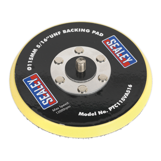 Hook-and-Loop Backing Pad &#216;115mm 5/16"UNF